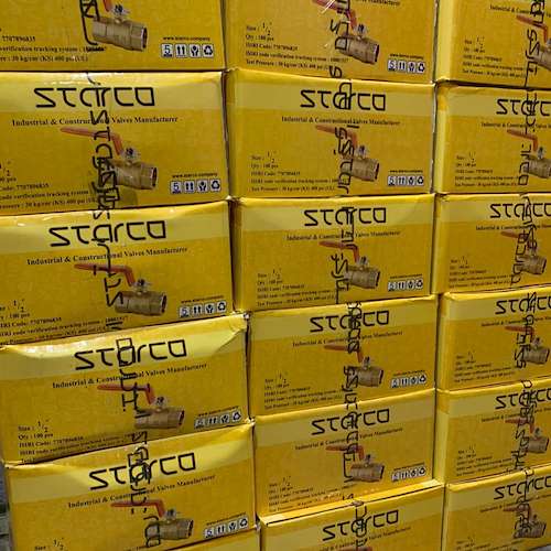 پخش کننده شیر گازی برنجی استارکو